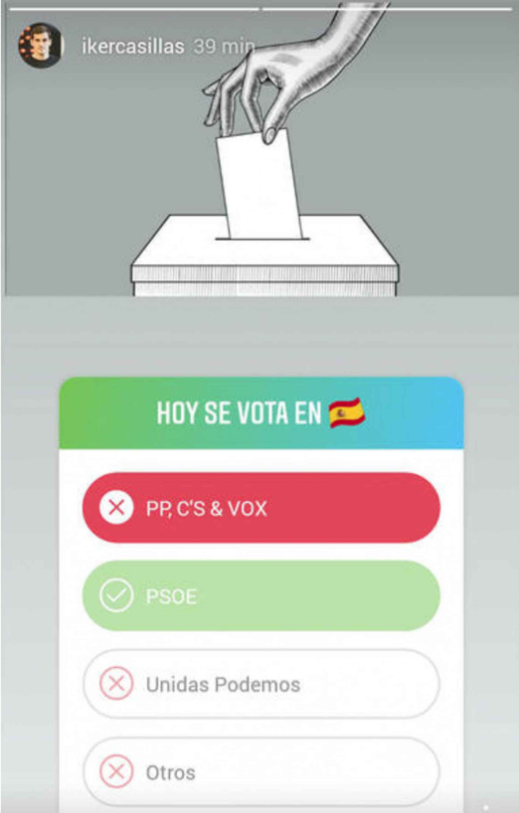 La pifia de Casillas que puede revelar su voto en las elecciones generales