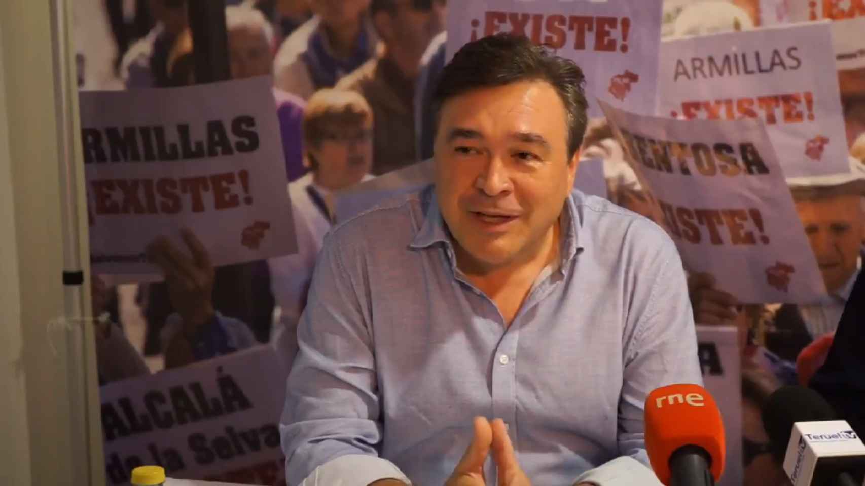 Tomás Guitarte, cabeza de lista de la candidatura de Teruel Existe.
