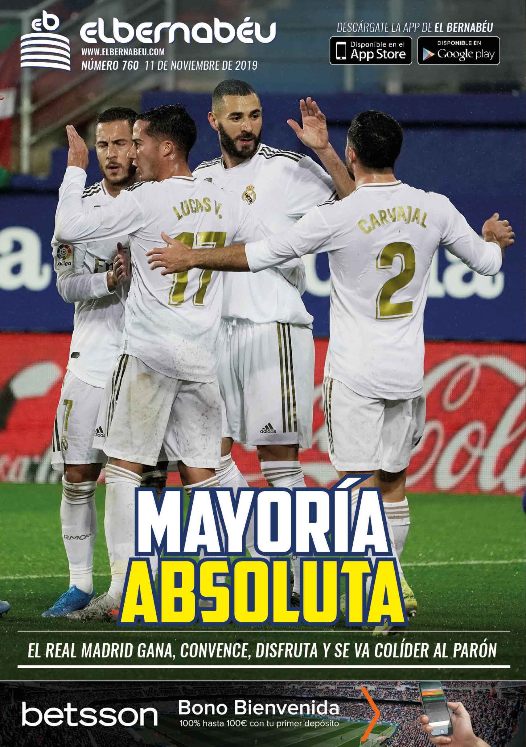 La portada de El Bernabéu (11/11/2019)