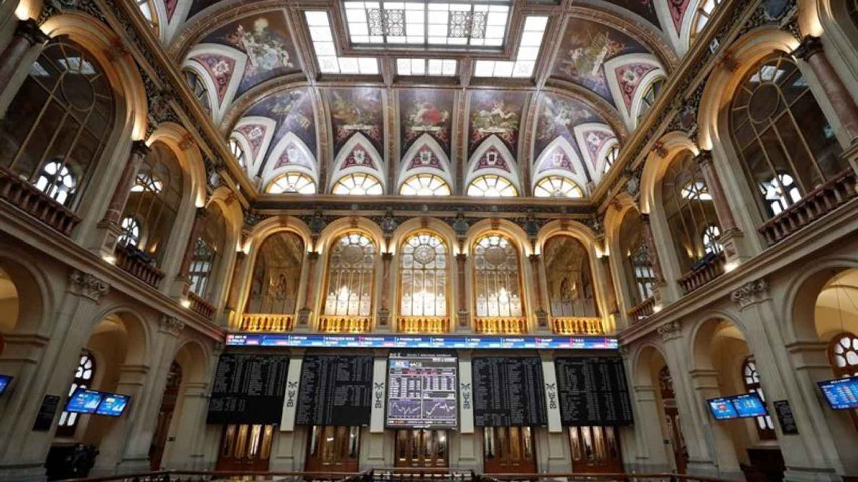 Interior del Palacio de la Bolsa de Madrid en una imagen de archivo.