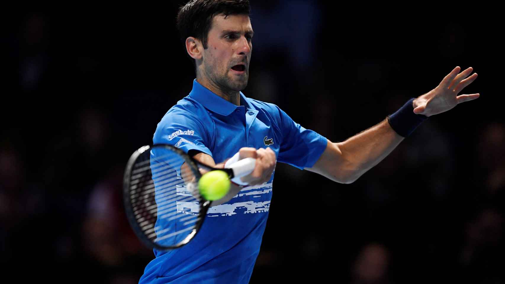Novak Djokovic, en las ATP Finals 2019