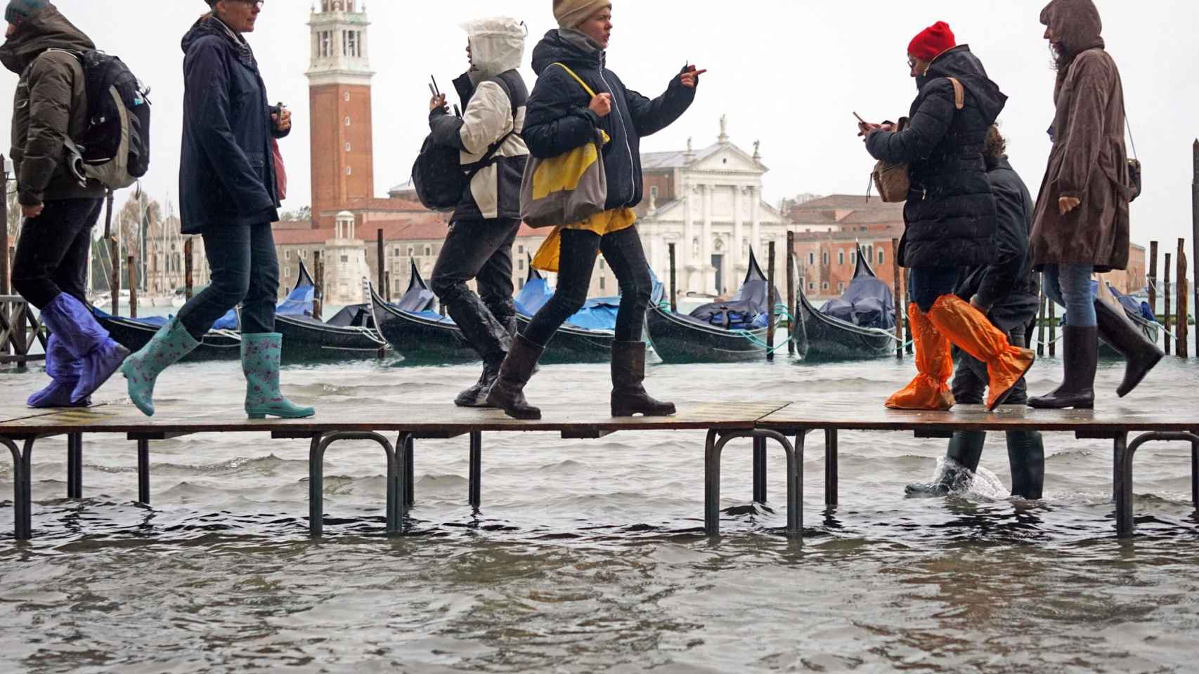 Venecia, inundada.