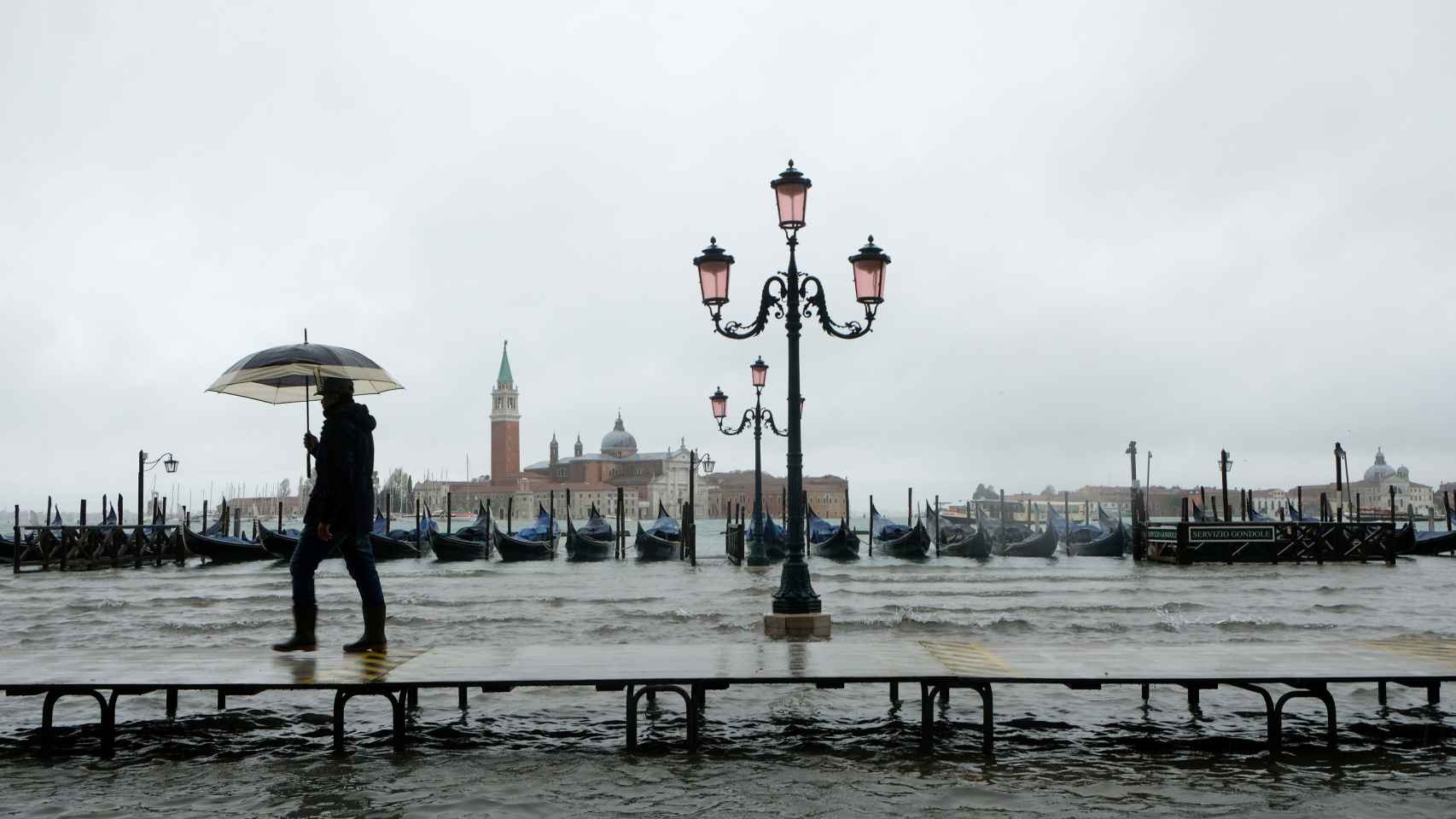 Inundación apocalíptica en Venecia