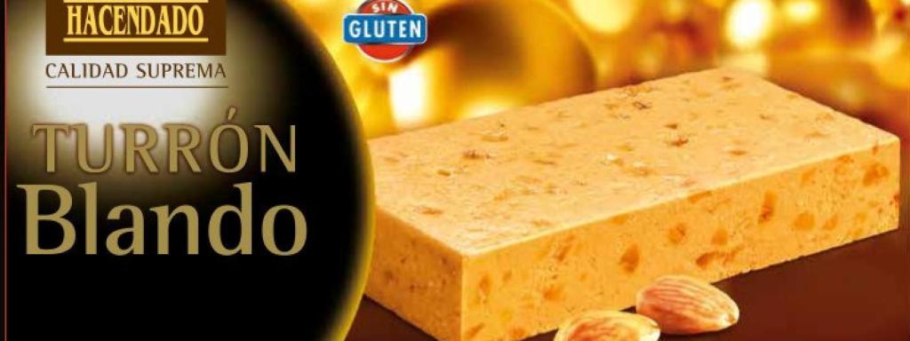 Turrón de Hacendado hecho por Mercadona.