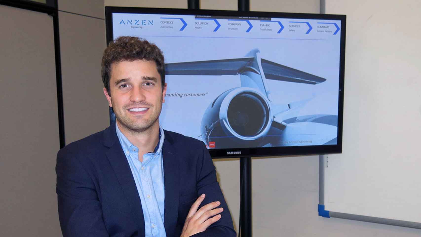 Pablo de la Cruz, CEO de Anzen Aerospace.