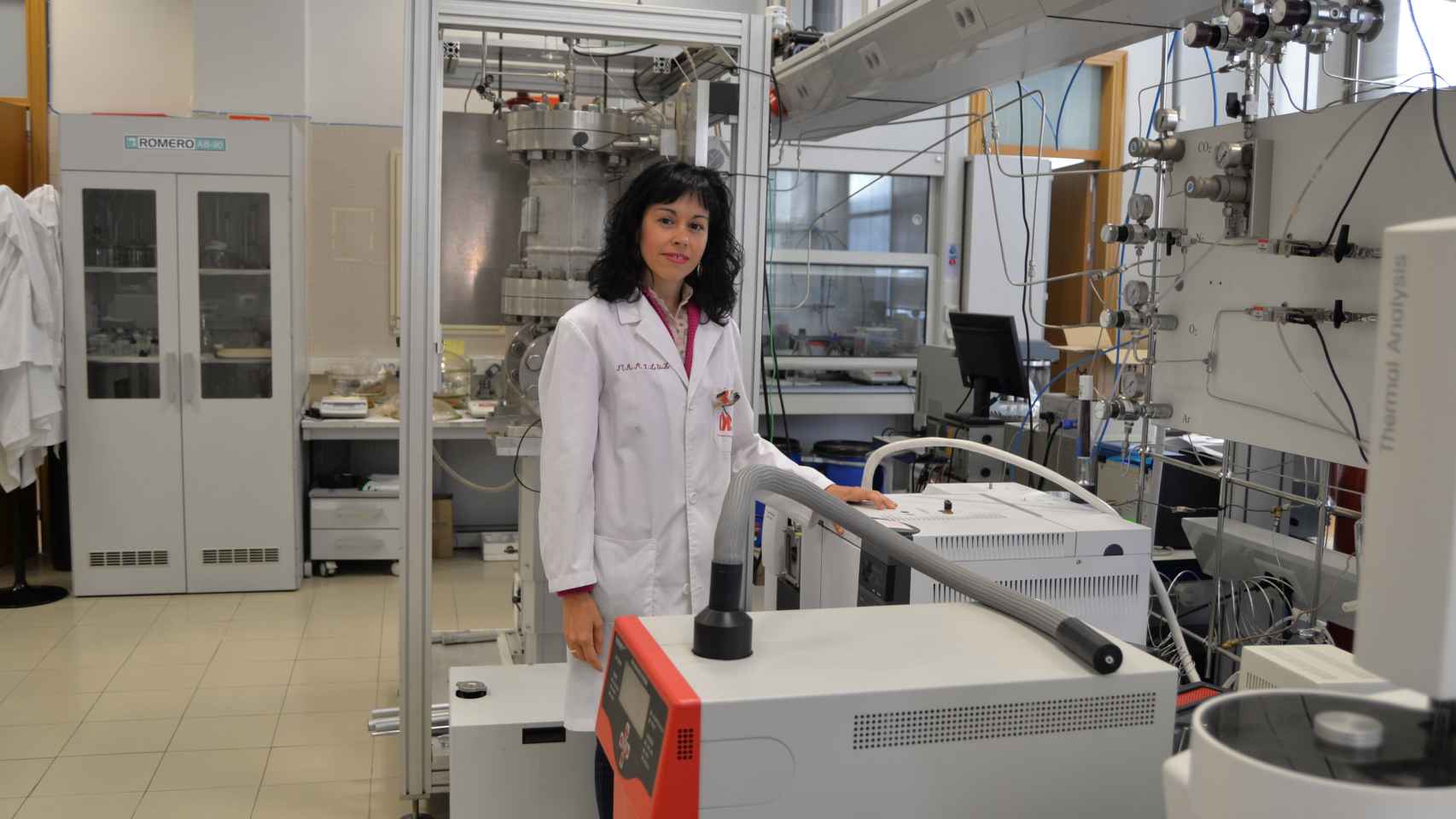 María Luz Sánchez Silva en su laboratorio.