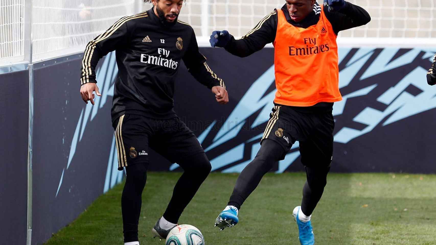Marcelo en el entrenamiento.