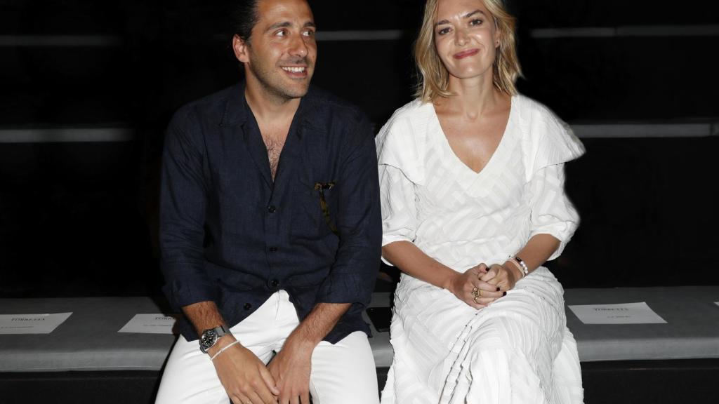 Marta Ortega y Carlos Torretta, en un desfile de moda.