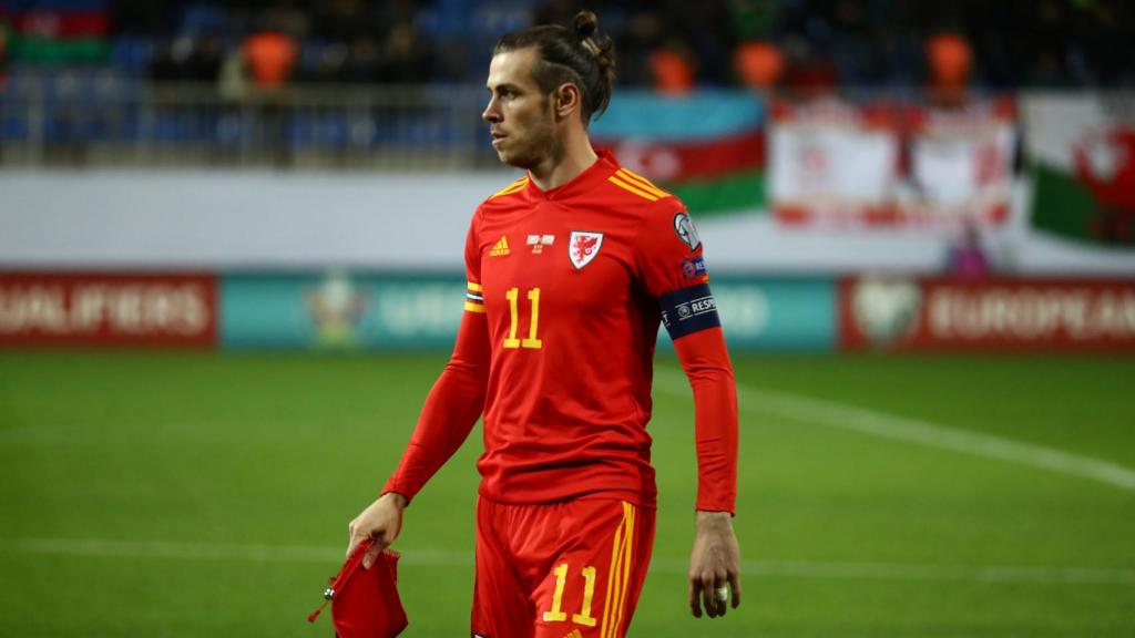 Gareth Bale, en un partido de la selección de Gales