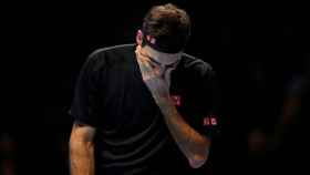 Roger Federer, en las ATP Finals 2019