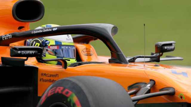 Carlos Sainz, en el GP de Brasil