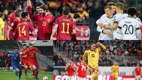 Sergio Ramos, Toni Kroos, Eden Hazard y Gareth Bale
