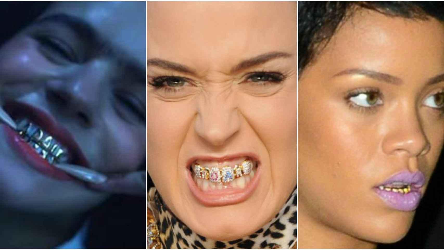 Rosalía, Rihanna y Katy Perry, en un montaje de JALEOS.