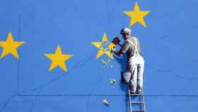 Pintada de Banksy en Dover en protesta contra el Brexit