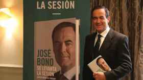 El exministro socialista y expresidente del Congreso, José Bono, durante la presentación de su libro.