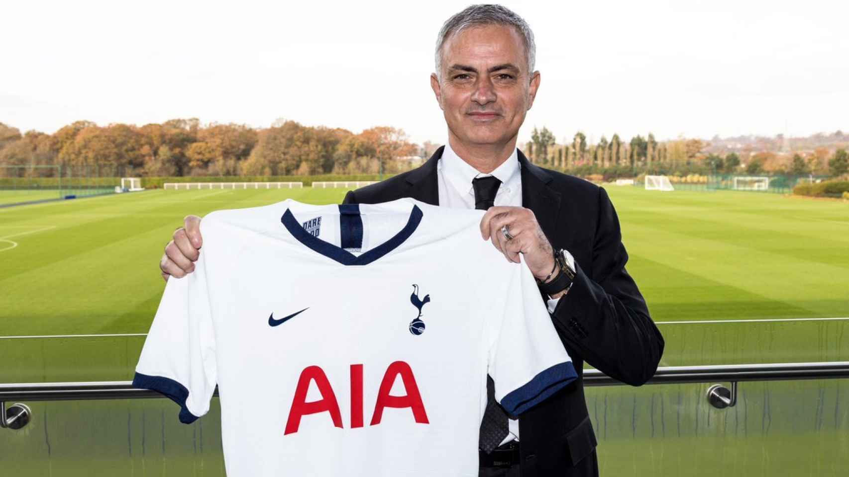 Jose Mourinho, con la camiseta del Tottenham