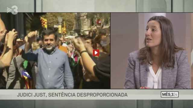 Adriana Ribas, entrevistada por Xavier Graset en TV3.