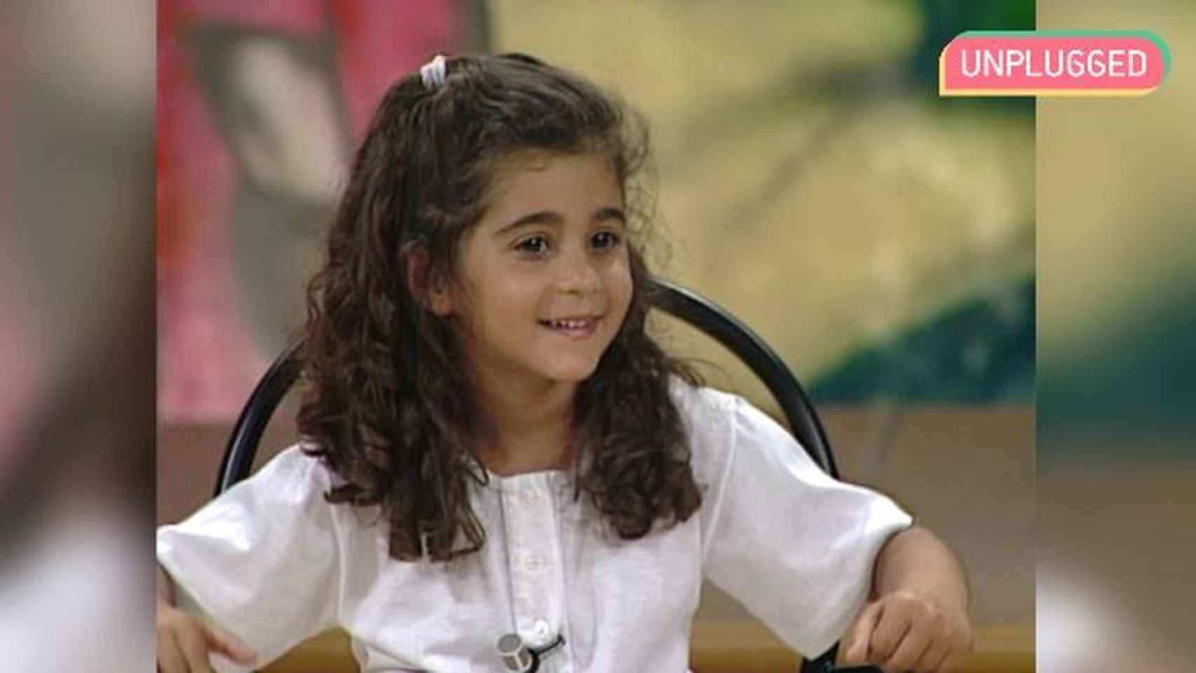 Así debutó Alba Flores en Telecinco con solo 4 años.