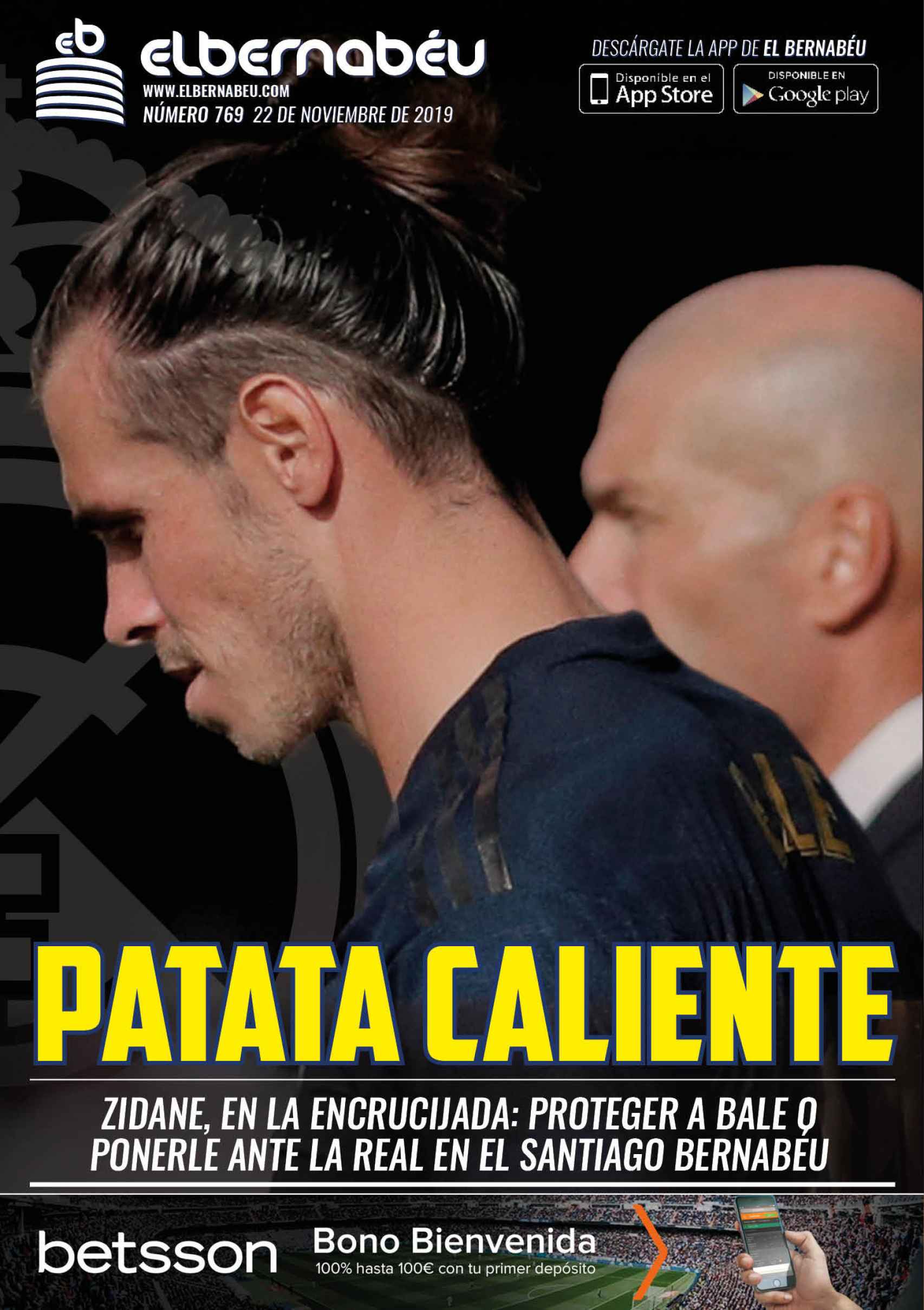 La portada de El Bernabéu (22/11/2019)