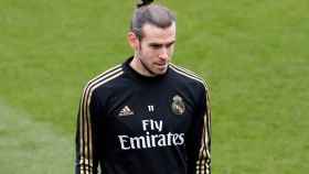 Gareth Bale, en el entrenamiento
