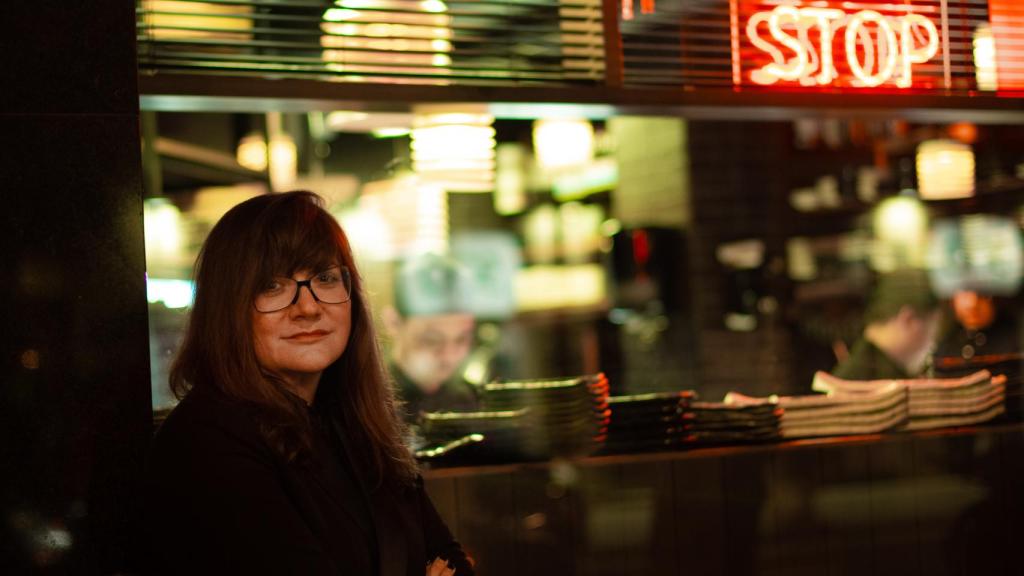 Isabel Coixet en el rodaje de Foodie Love.