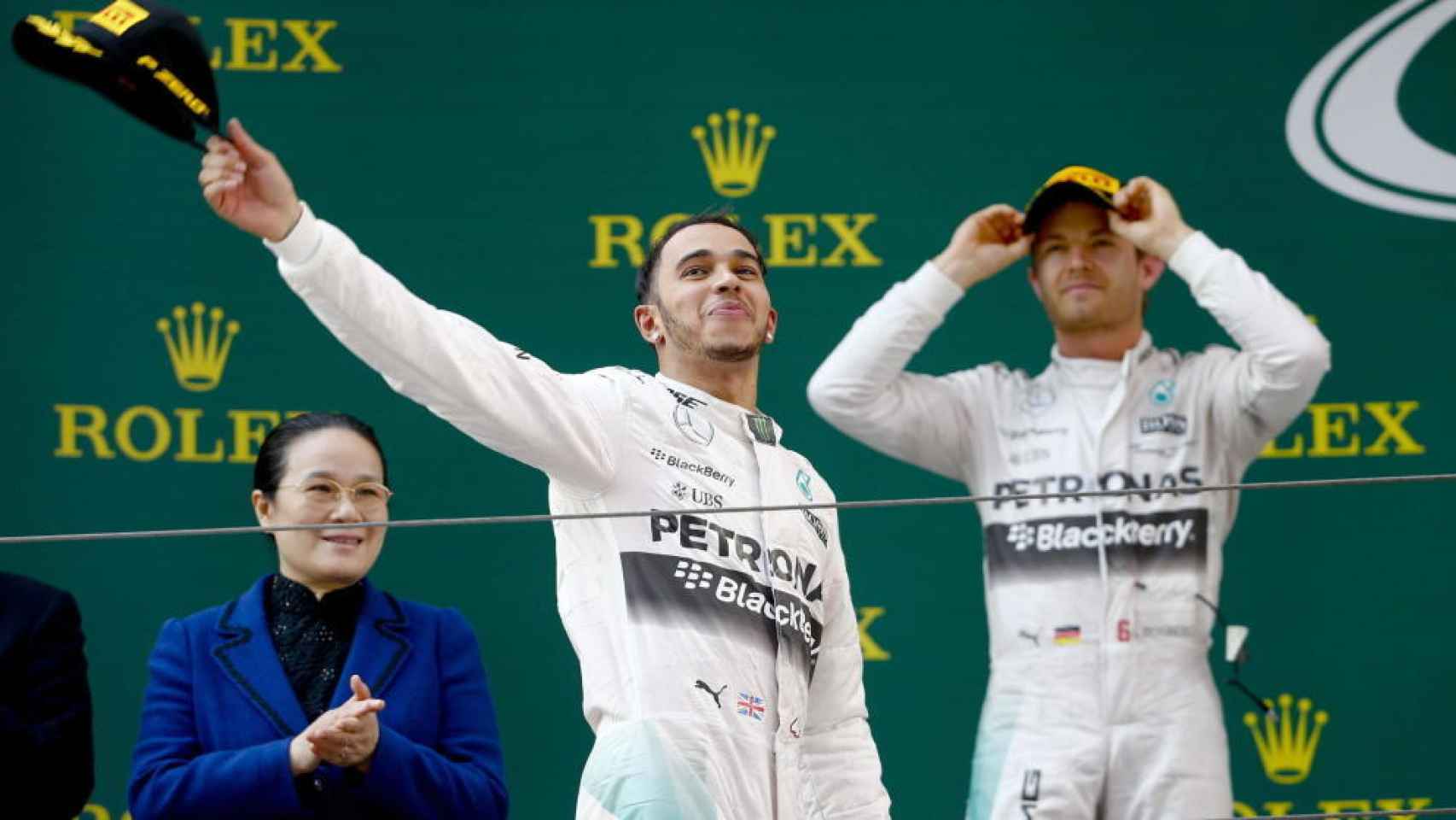 Hamilton y Rosberg