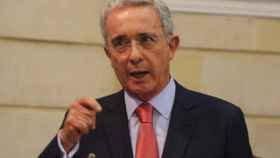 El expresidente colombiano Álvaro Uribe es ahora senador por el partido Centro Democrático.