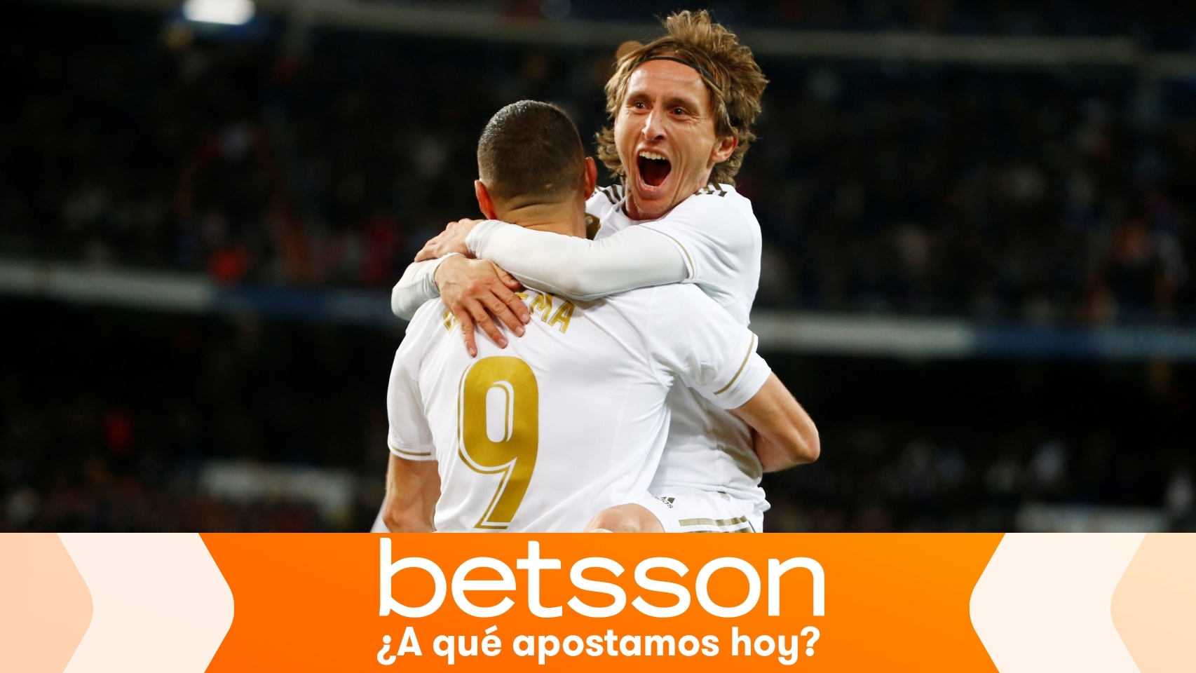 Benzema y Modric, en un partido del Real Madrid