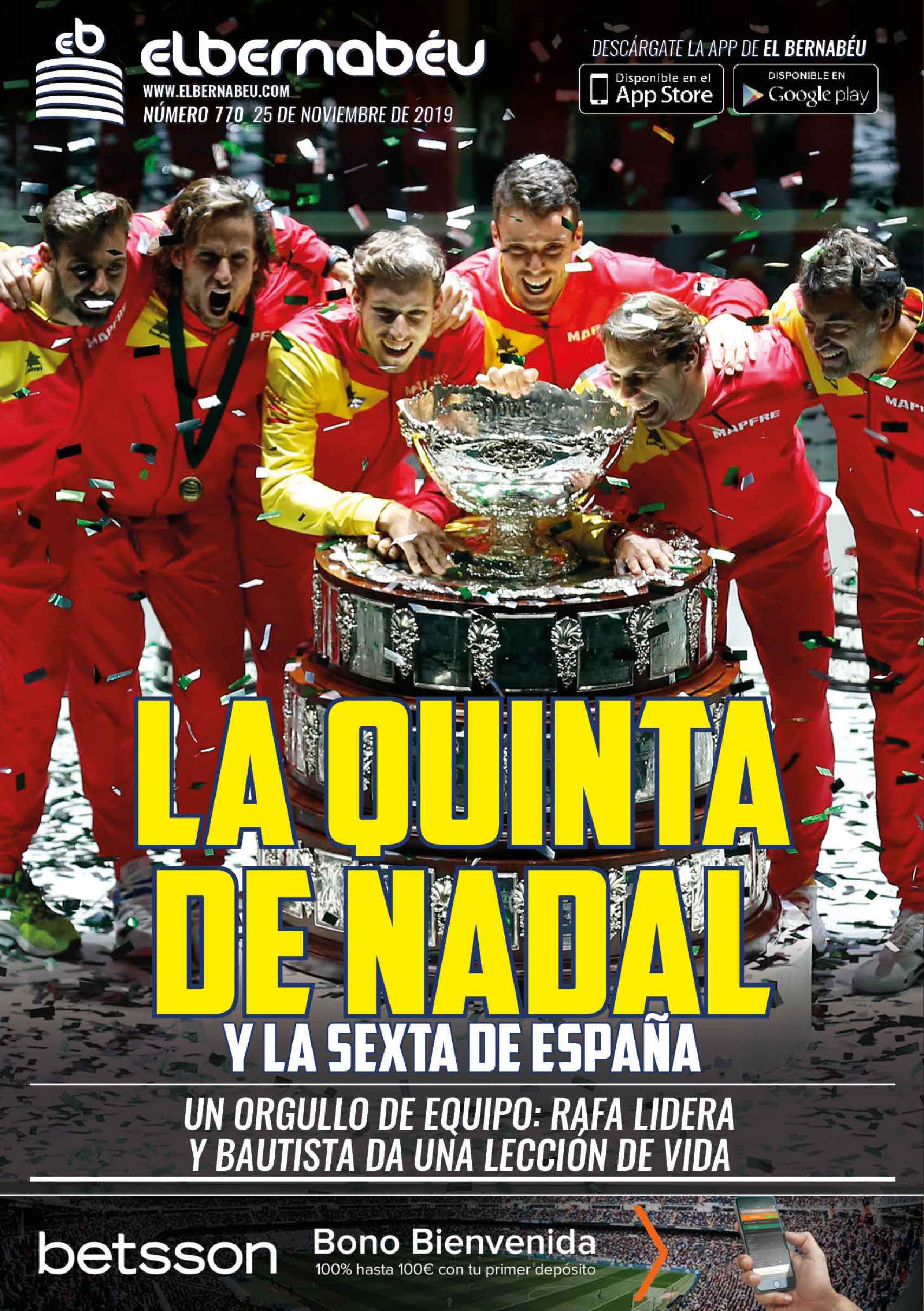 La portada de El Bernabéu (25/11/2019)