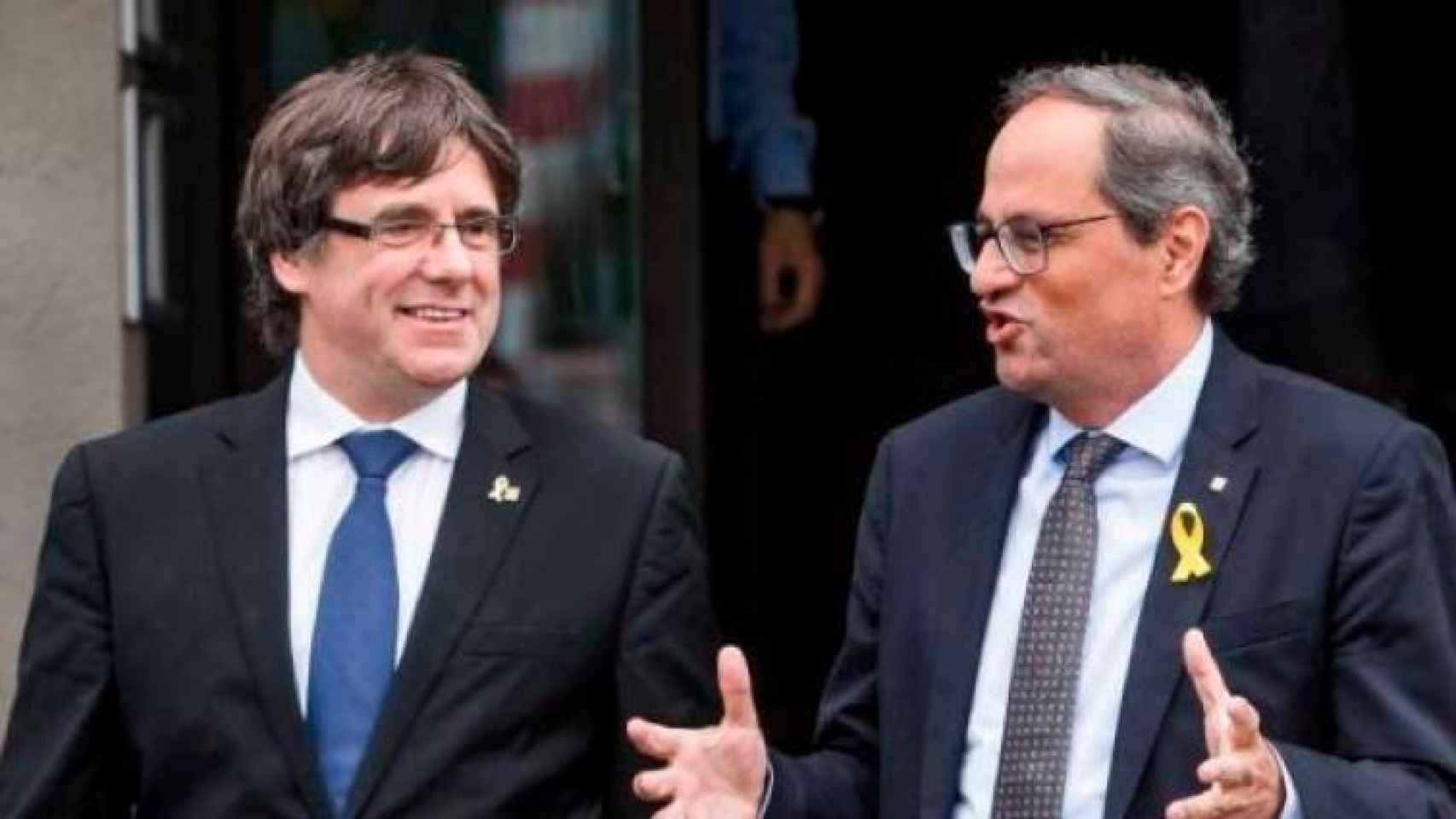 Carles Puigdemont y Quim Torra