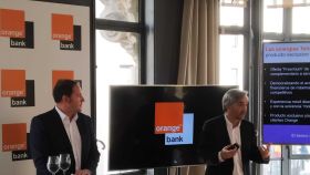 Laurent Paillassot (CEO de Orange España) y Narciso Perales, responsable de Orange Bank.