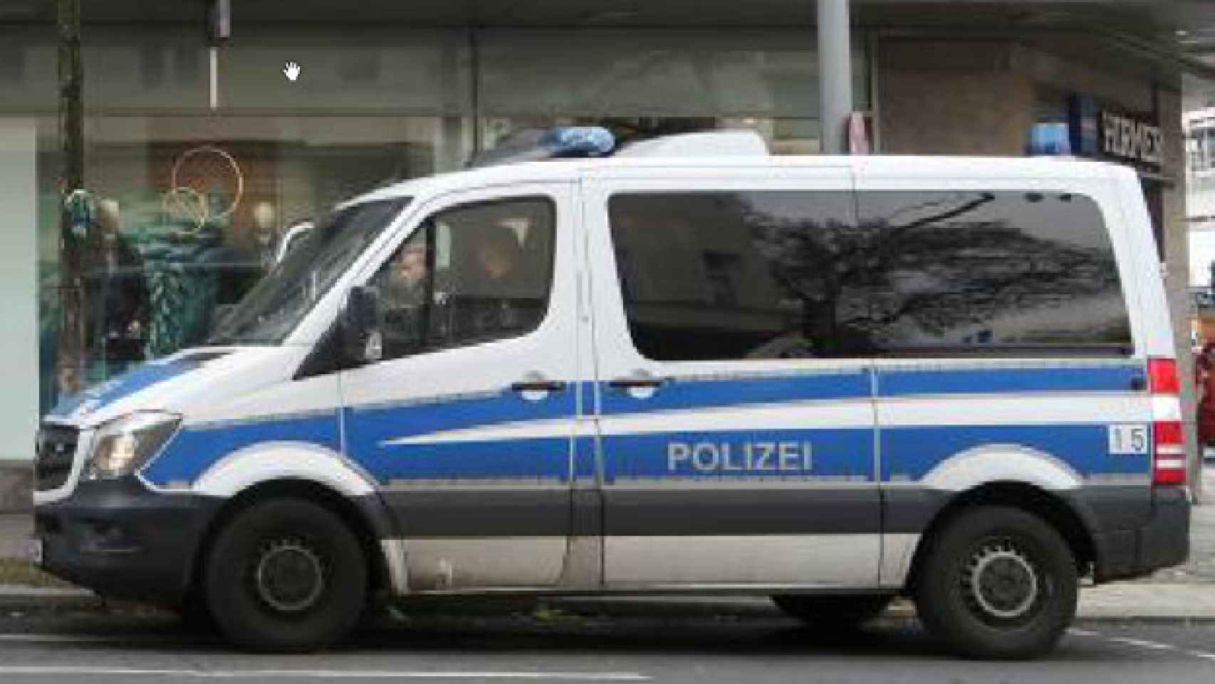 Imagen de un furgón de la Policía alemana.