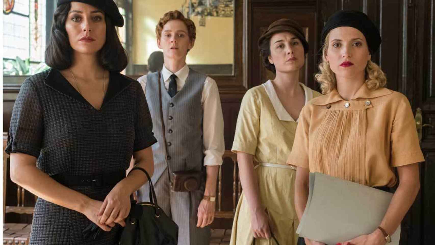 Blanca Súarez, Ana Polvorosa, Nadia de Santiago y Ana Fernández, en la imagen promocional (Netflix)