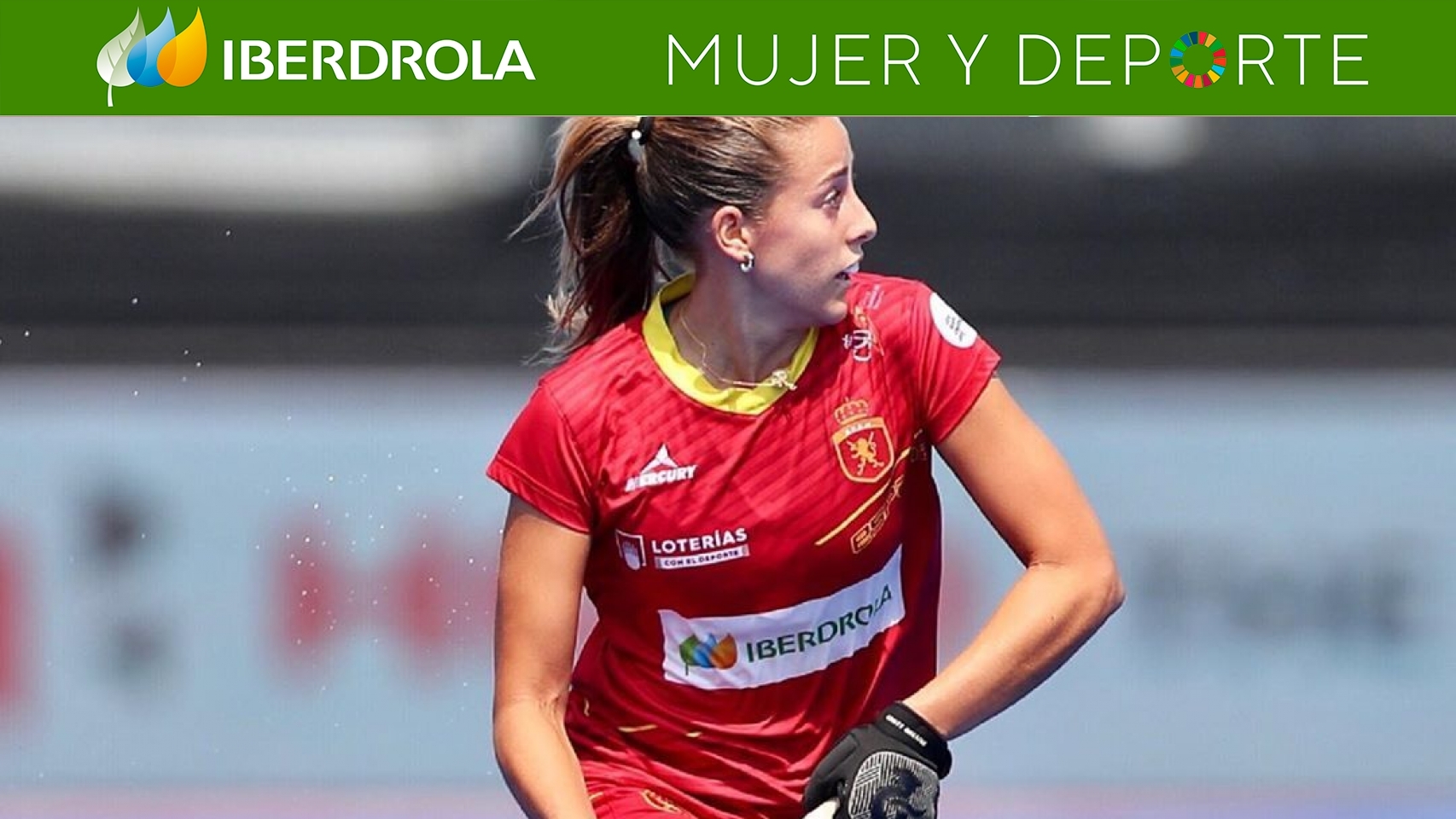 María López García, jugadora de la selección española de hockey hierba