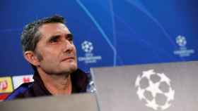 Ernesto Valverde, en rueda de prensa previa a la Champions League