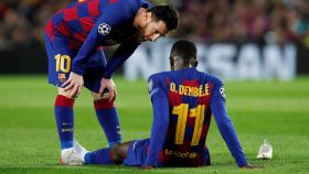 Ousmane Dembélé, lesionado en el Barcelona - Borussia Dortmund de la Champions League