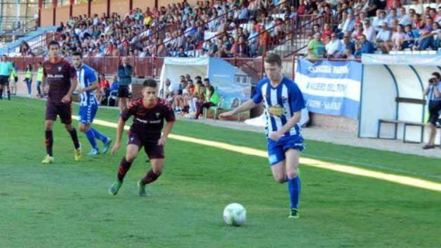 Iván Sánchez en su etapa como jugador del CF Talavera