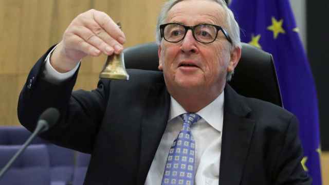 Jean-Claude Juncker, durante una de las últimas reuniones  de su colegio de comisarios.
