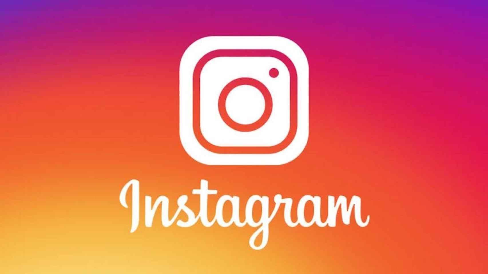 El logo de Instagram.