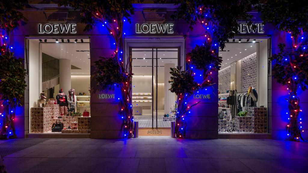 El escaparate de LOEWE de la calle Serrano.