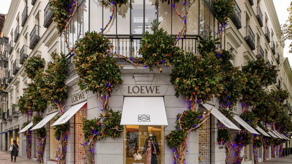 El escaparate de Serrano de la marca Loewe.