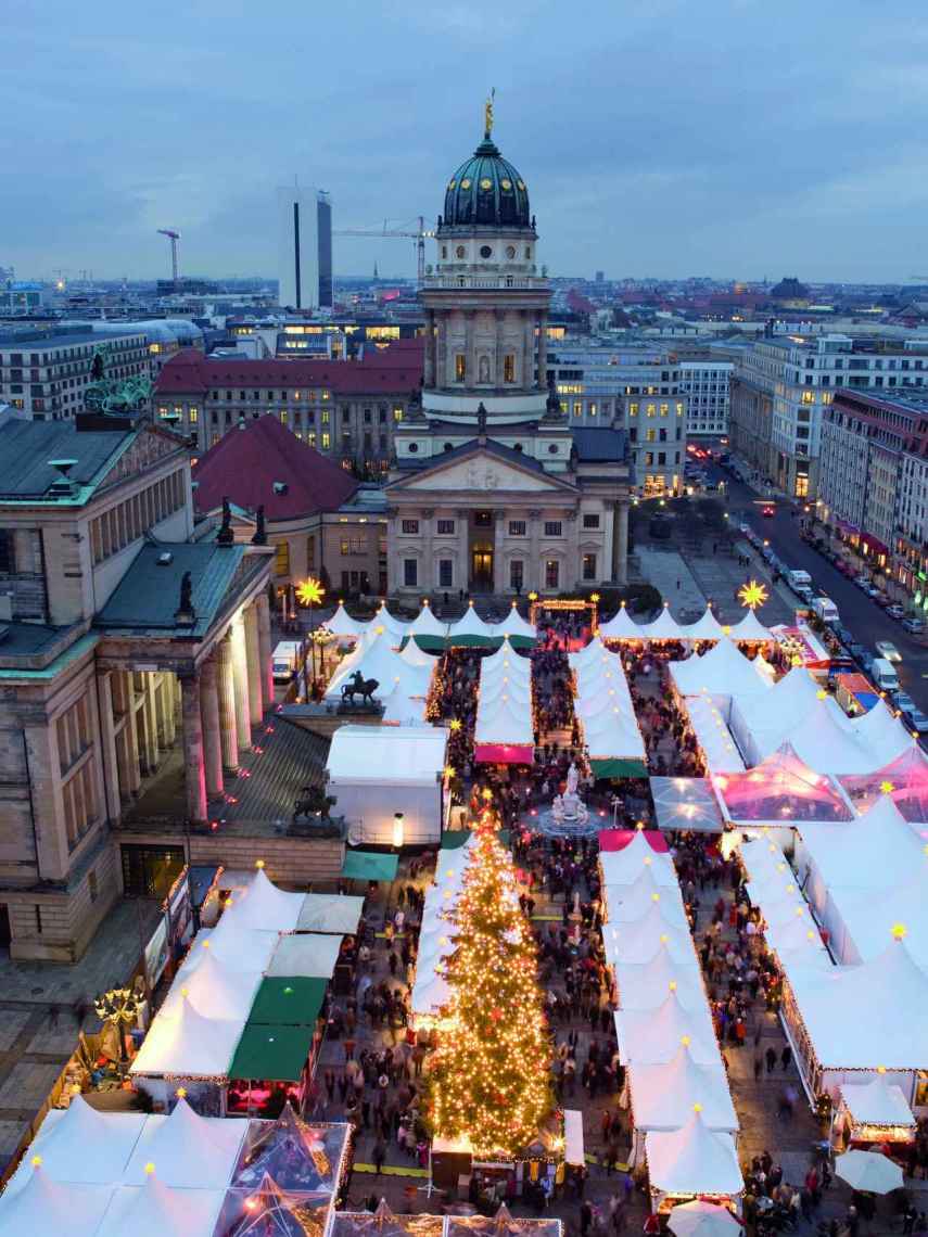 El Gendarmenmarkt, uno de los mercadillo navideños más famosos de Berlín.