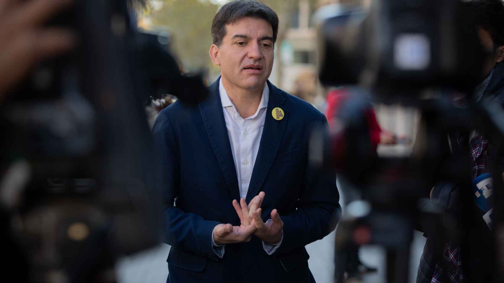 Sergi Sabrià, líder de ERC en el Parlament.