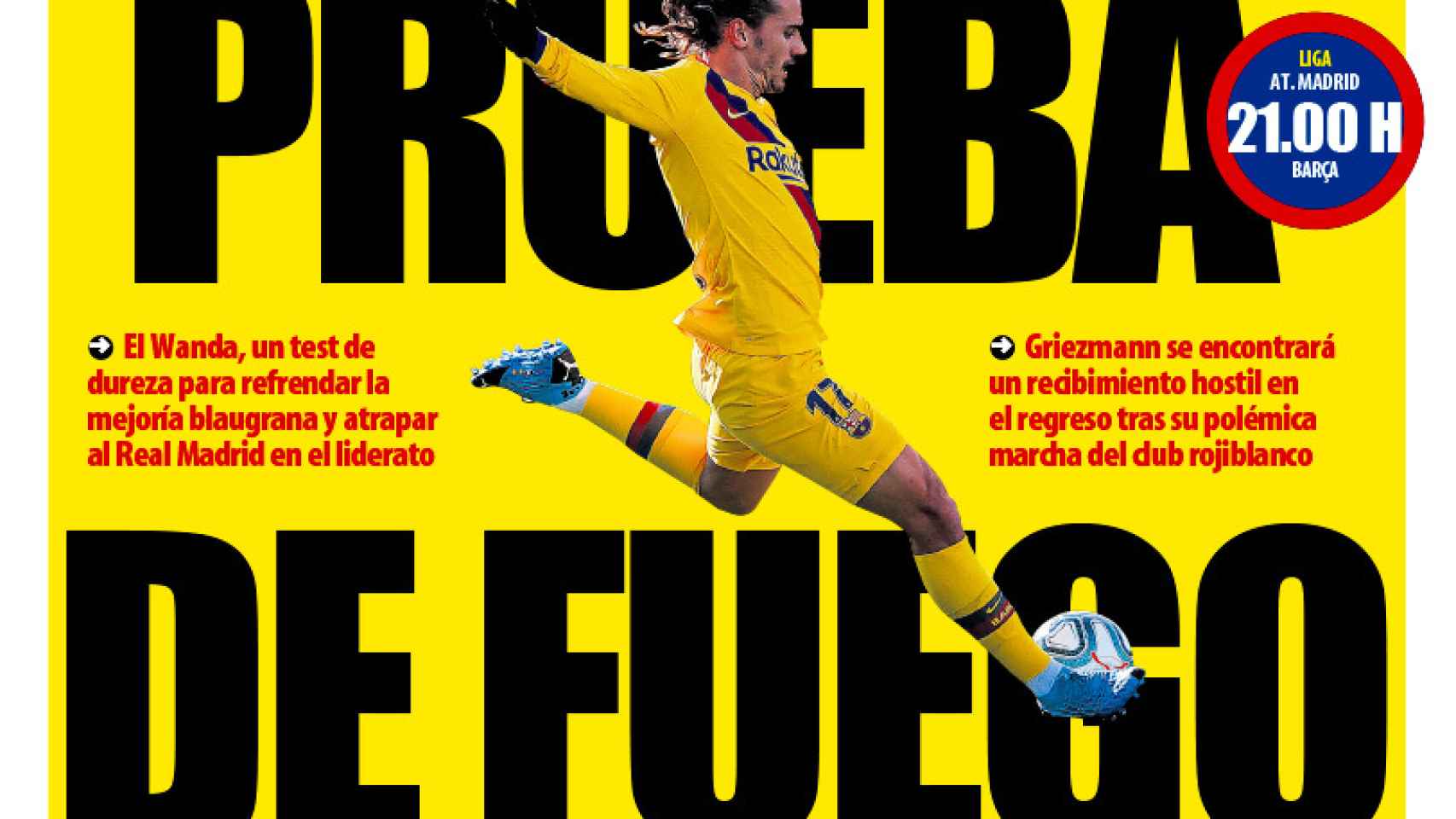 La portada del diario Mundo Deportivo (01/12/2019)