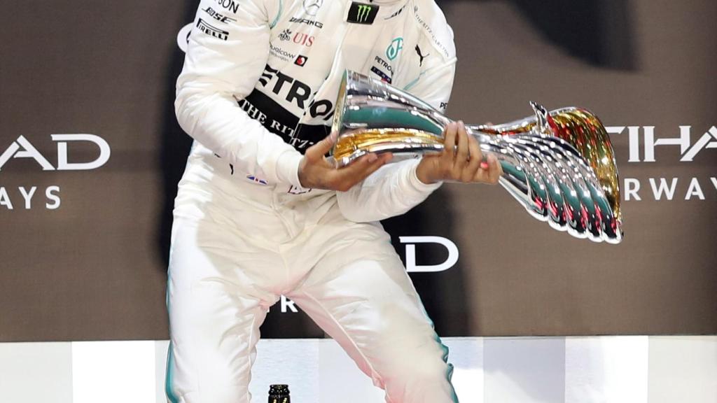 Hamilton, tras ganar en Abu Dabi