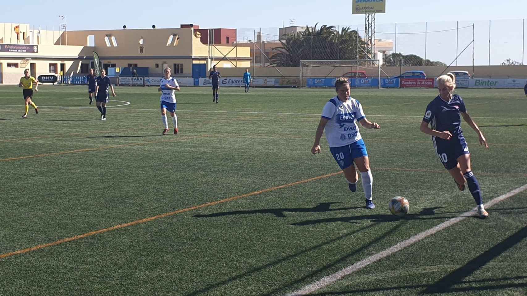 Granadilla Tenerife y Tacón jugando en el Francisco Suárez