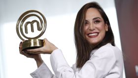 Tamara Falcó tras alzarse con el premio de 'MasterChef Celebrity'.