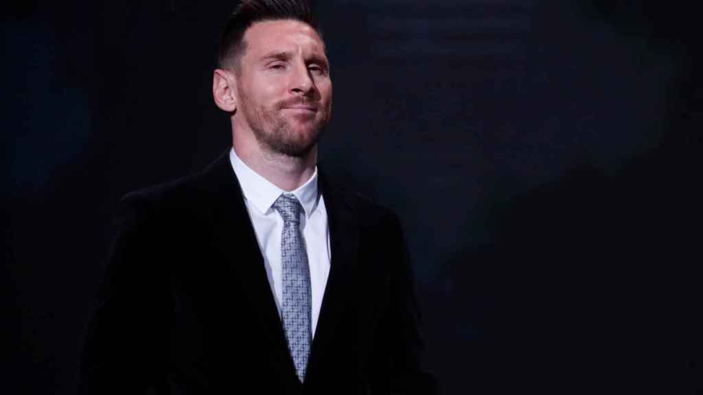Leo Messi, en la gala del Balón de Oro 2019