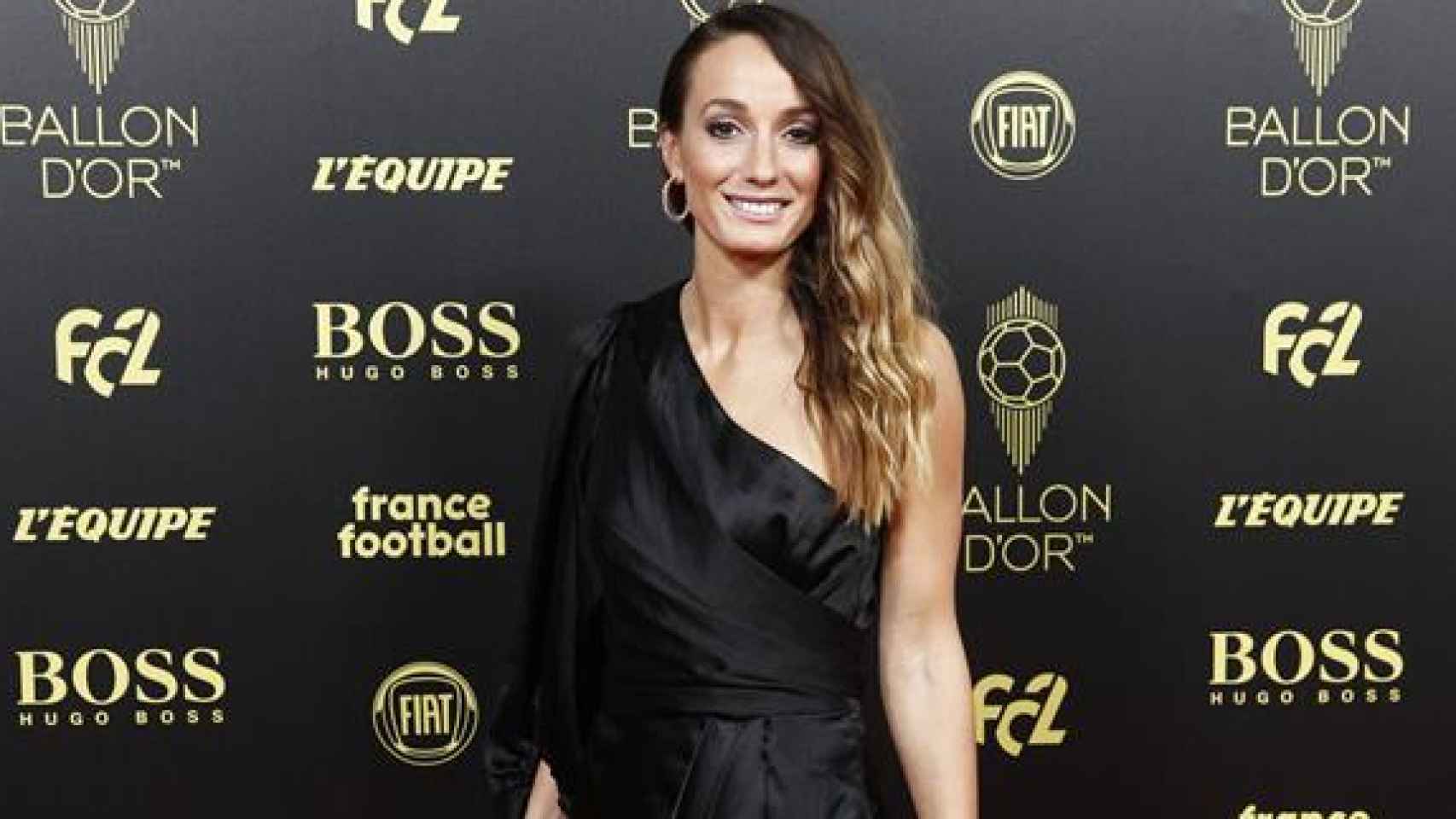 Kosovare Asllani, jugadora del CD Tacón, en la gala del Balón de Oro 2019