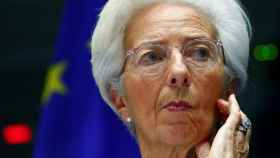 Christine Lagarde, durante una comparecencia en la Eurocámara.